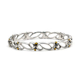 Gold Silver Bangle - Deni Jewelry