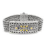 Gold Silver Bracelet Handmade Bali Motif - Deni Jewelry