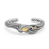 Gold & Silver Kick-Cuff Bracelet Phoenix Collection - Deni Jewelry