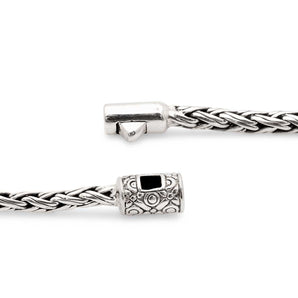 Gold & Silver Bracelet Bali Motif, Tulang Naga Chain 3x5