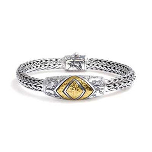 Gold & Silver Bracelet Plaster Motif, Tulang Naga 5x7 - Deni Jewelry