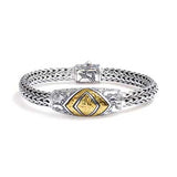 Gold & Silver Bracelet Plaster Motif, Tulang Naga 5x7 - Deni Jewelry