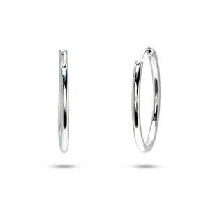 Silver Round Earring