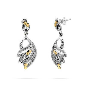 Gold & Silver Earring Puzzle Design