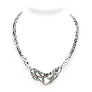 Gold & Silver Necklace Puzzle