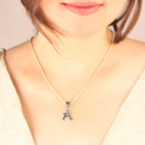 Gold & Silver Pendant Alphabet, Letter A