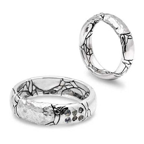 Silver Ring, Crocodile Motif