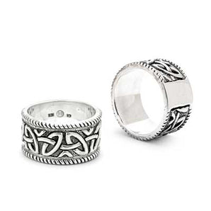 Silver Ring, Celtic Motif Sizing Bar