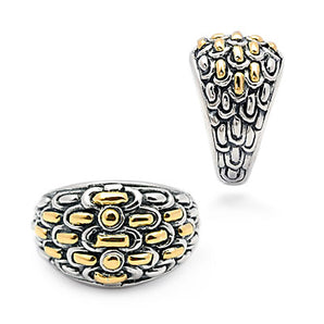Gold & Silver Ring Sisik Naga