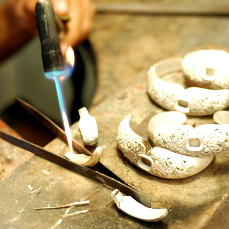 Custom engraving service for handcrafted 925 sterling silver Balinese jewelry - personalized pendants and charms